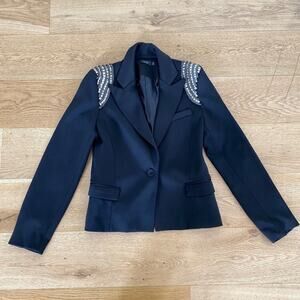 Millau Embellished Blazer in Black